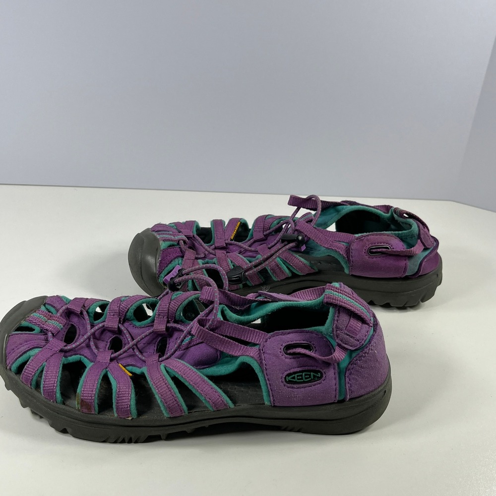 Keen Whisper Sandals Womens 6 Purple Teal Waterproof Sport Hiking Closed Toe